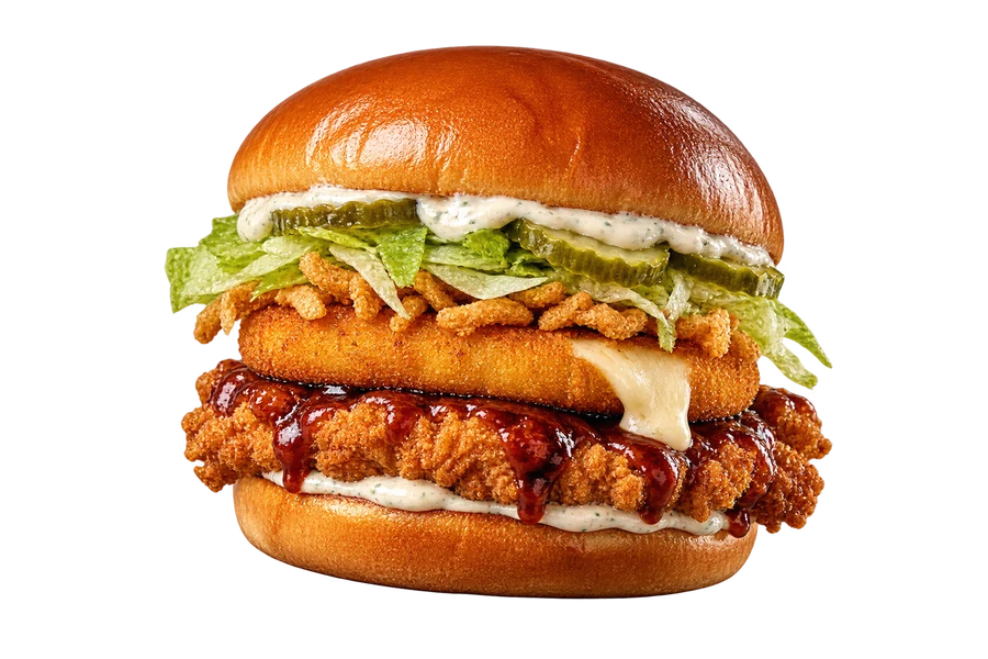 Illustrative Honey BBQ Zinger