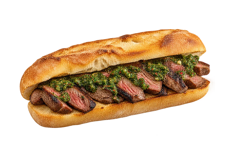 Illustrative Steak Sandwich